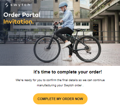 Swytch best sale bike delivery