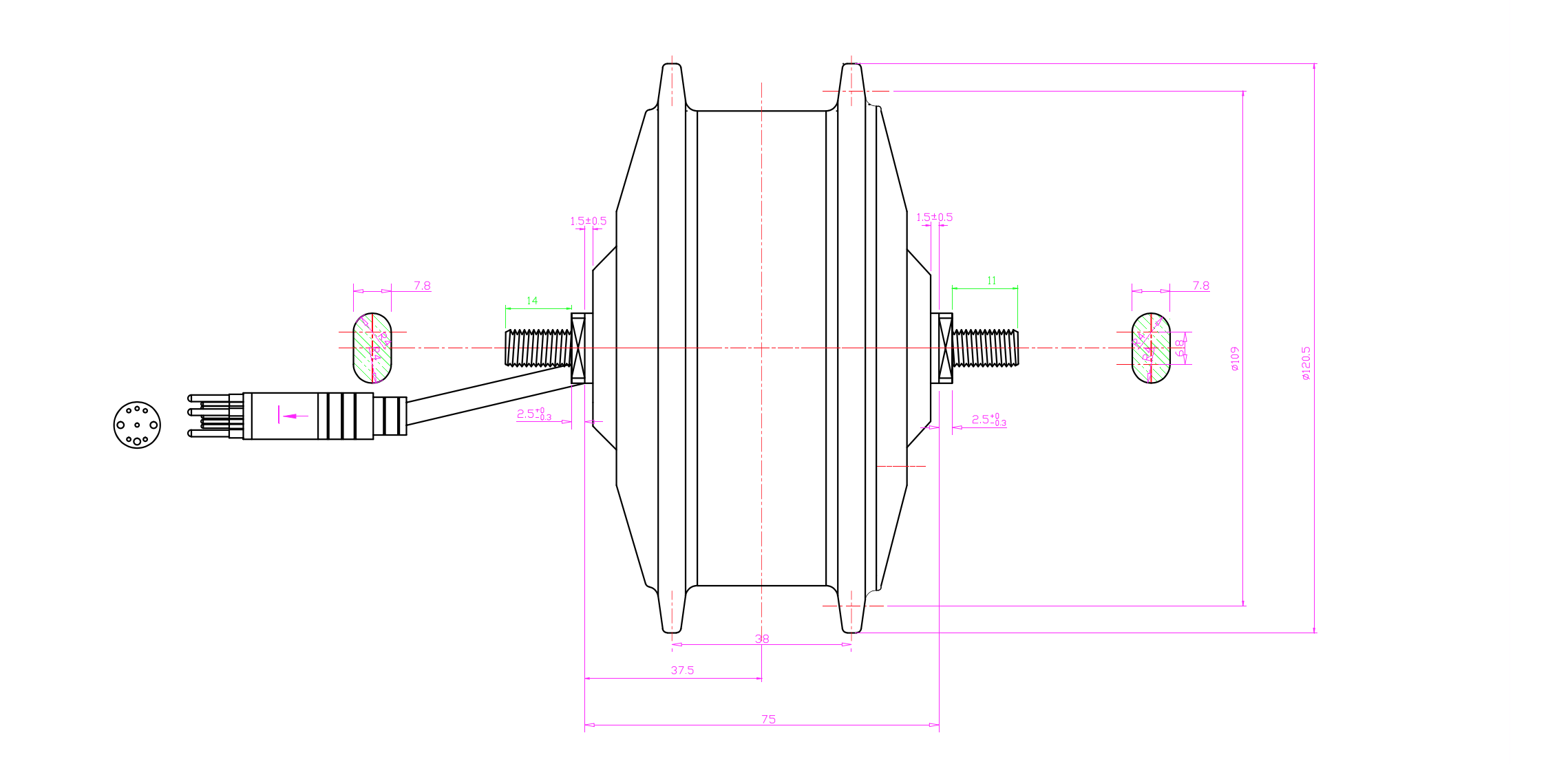 Hub Motor Specs For Hub Only Kits Swytch Bike