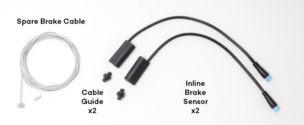 Ebike brake clearance sensor